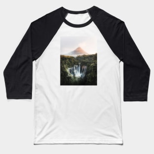 Tumpak Sewu Waterfall Baseball T-Shirt